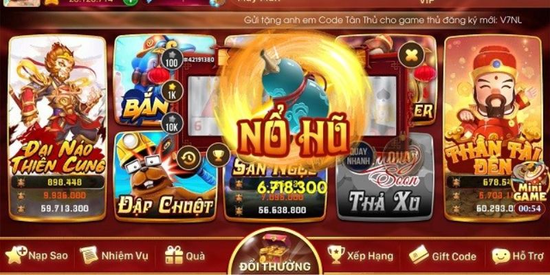 Các tính năng căn bản trong game quay hũ